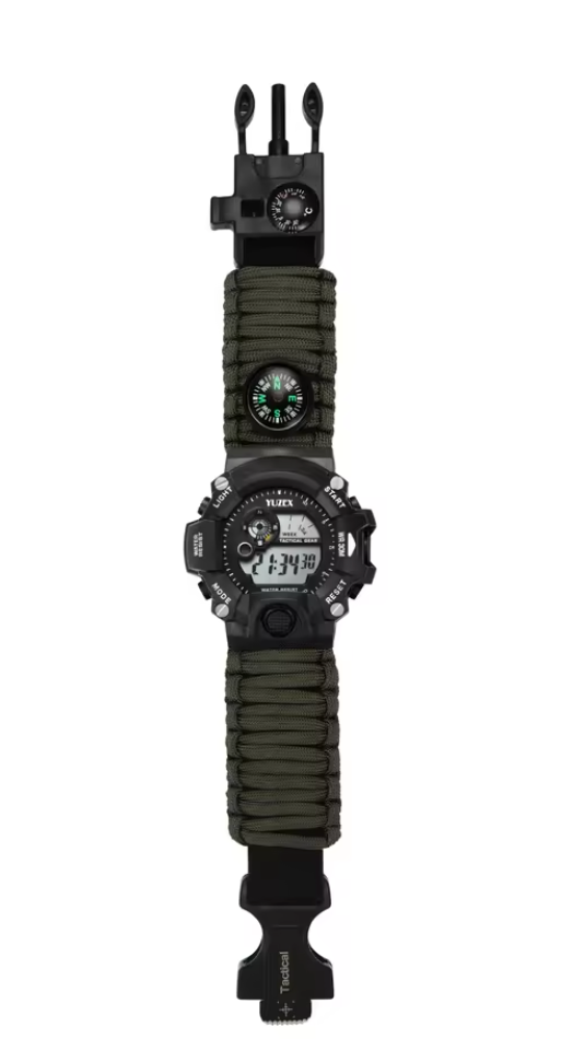 TACTICAL WATCH - Black/Green