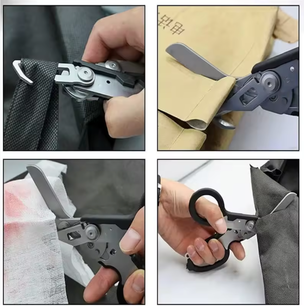 TRAUMA SHEARS-folding with holster