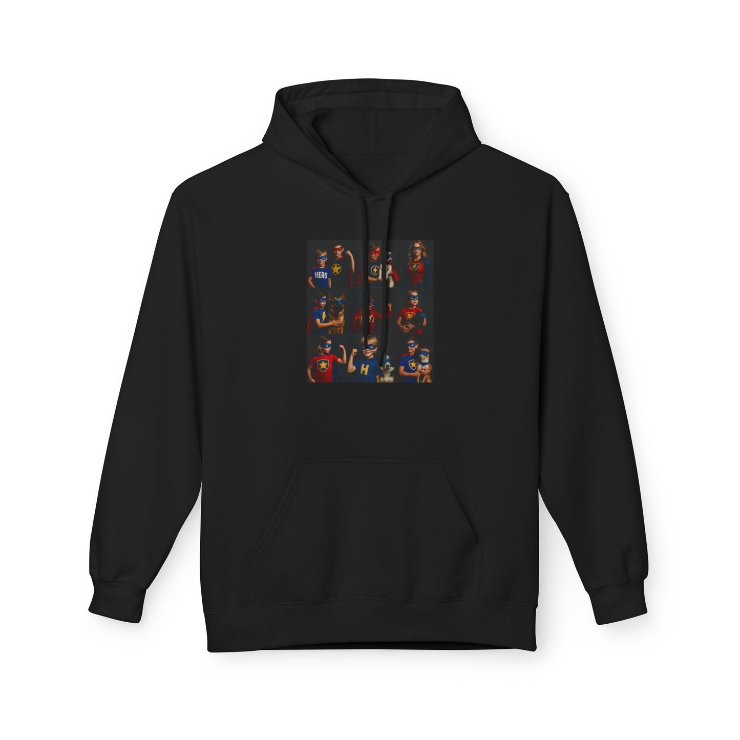 Retro Superhero Family Hoodie