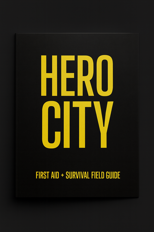 HERO CITY- FIRST AID + SURVIVAL FIELD GUIDE