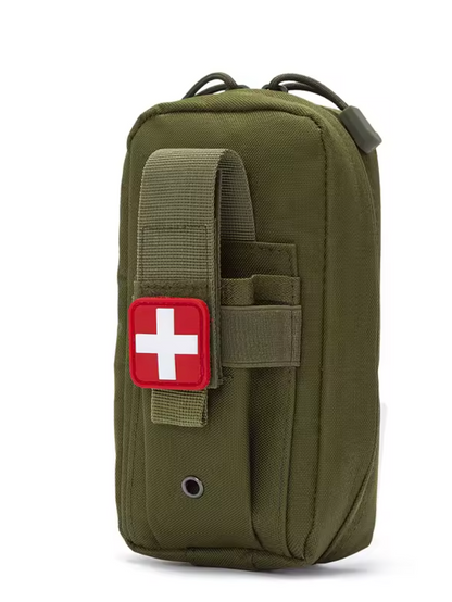 TACTICAL MEDICAL POUCH -Black/Green