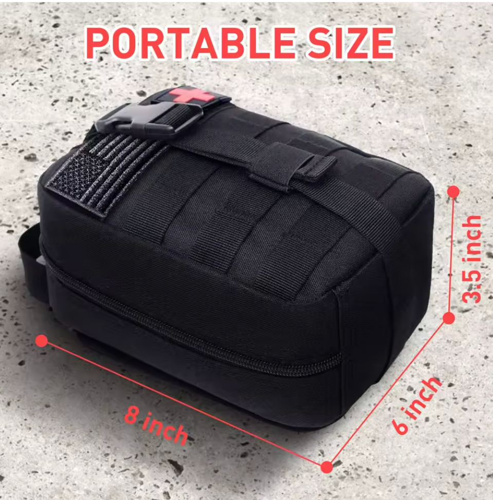 FIRST AID KIT - Black