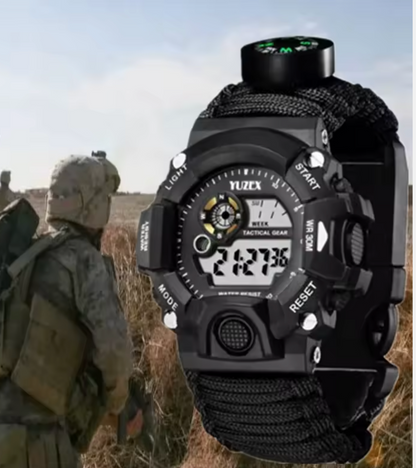 TACTICAL WATCH - Black/Green