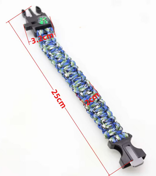 TACTICAL BRACELET - Black/Green