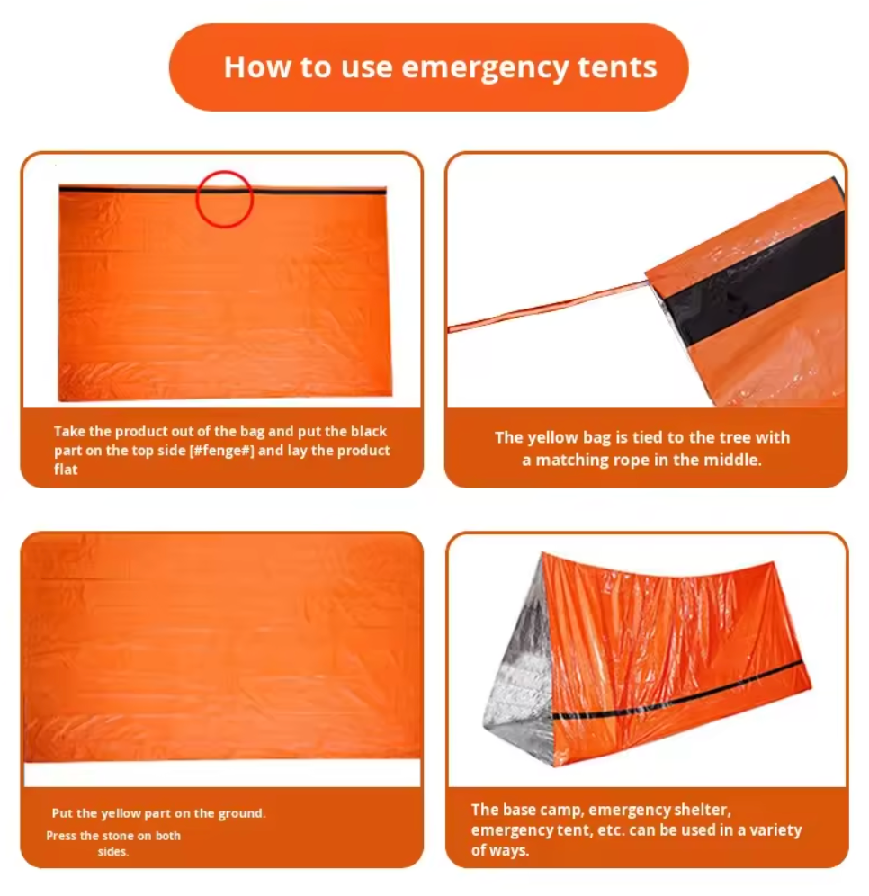 EMERGENCY SURVIVAL TENT - Green