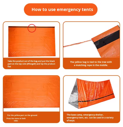 EMERGENCY SURVIVAL TENT - Green