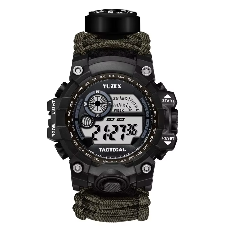 TACTICAL WATCH - Black/Green