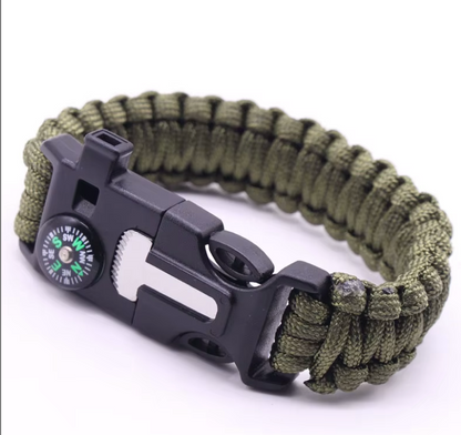 TACTICAL BRACELET - Black/Green