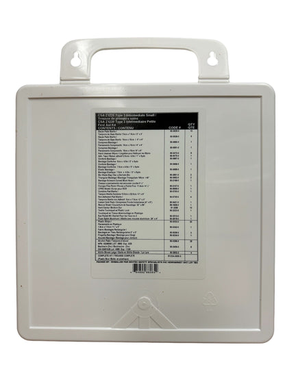 CSA Z1220-17 Type 3 Intermediate Small First Aid Kit | 24 Unit Plastic Box - Bulk Packed for 2-25 Workers
