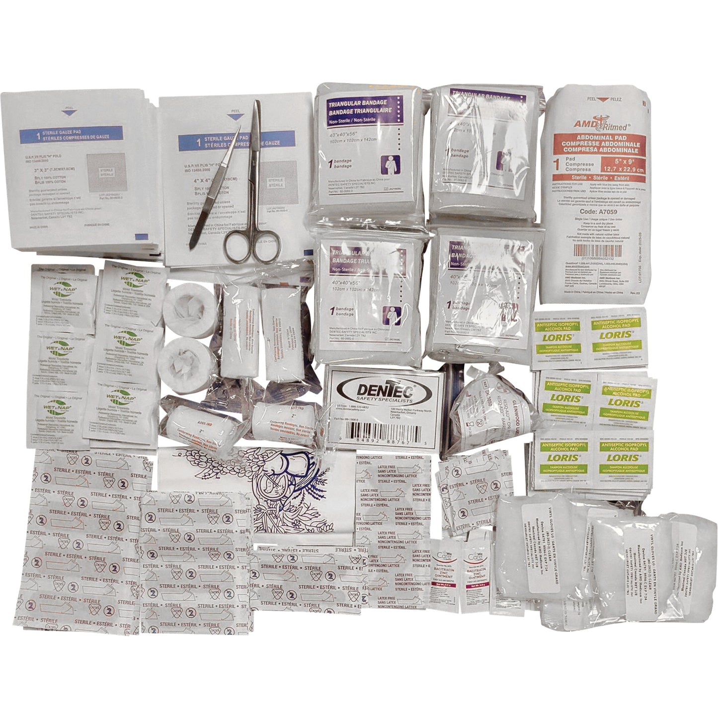 CSA Z1220 - 17 TYPE 2 LARGE FIRST AID KIT(51-100 Workers), Plastic Box